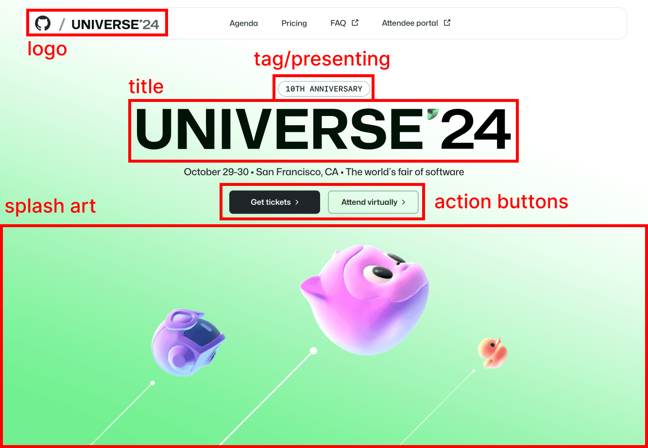 Github Universe '24 - Landing