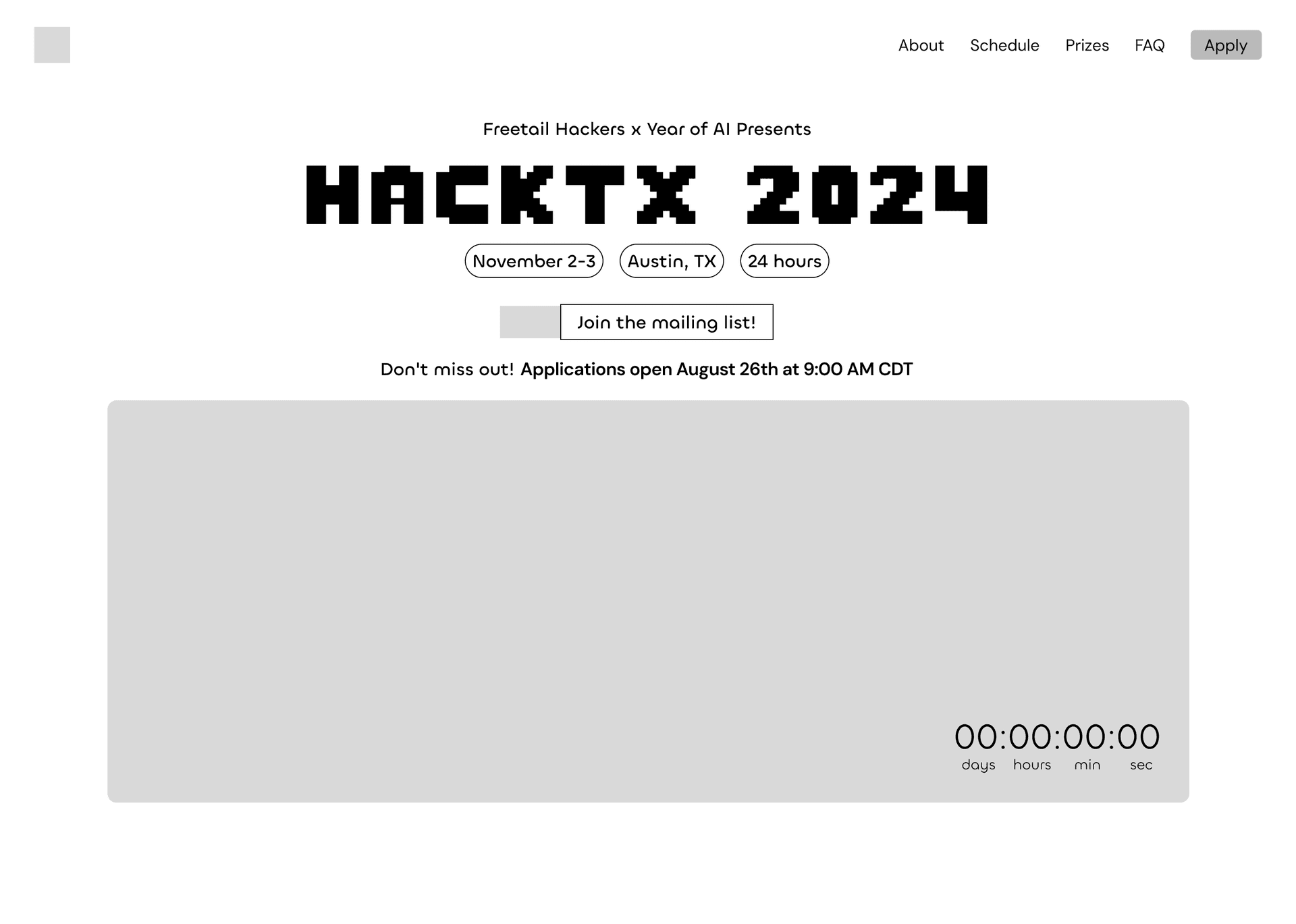 The mid-fidelity of the website design