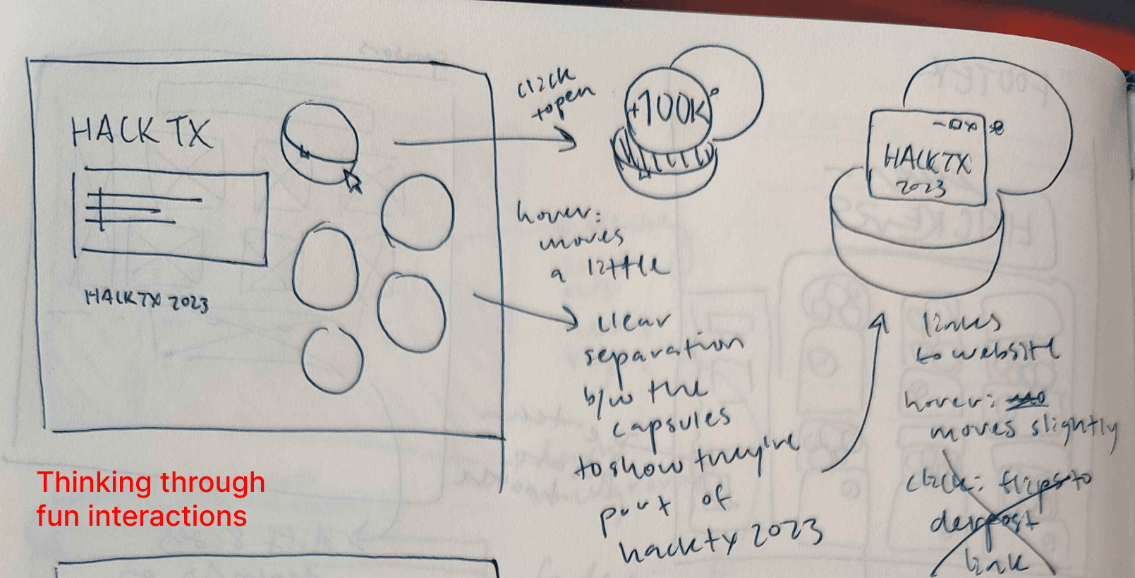 Allie's wireframe sketches