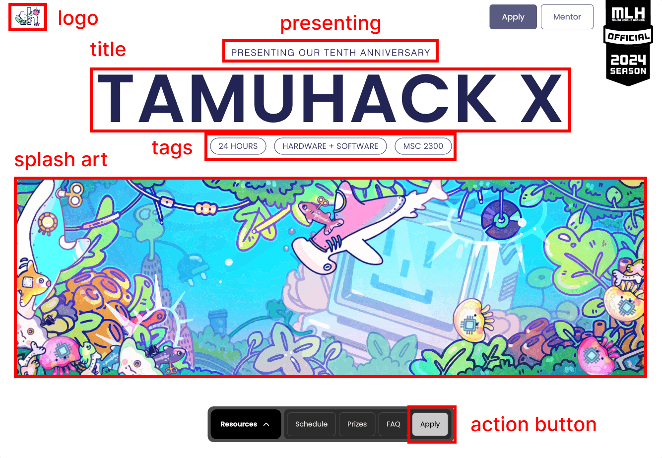 TAMUHack X - Landing