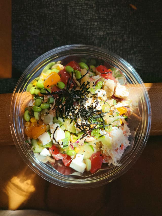 Photo of a poke bowl