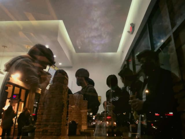 Photo of a glass window