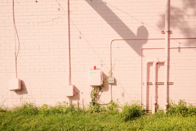 Photo of a pink wall