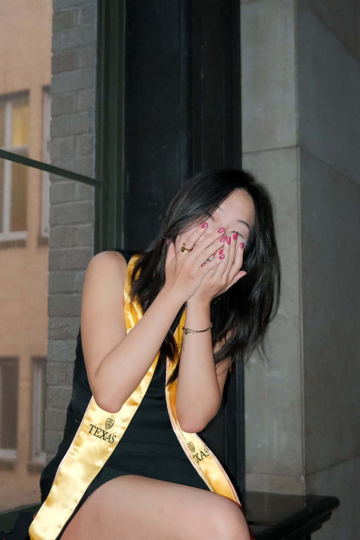 Photo of a girl on stairs