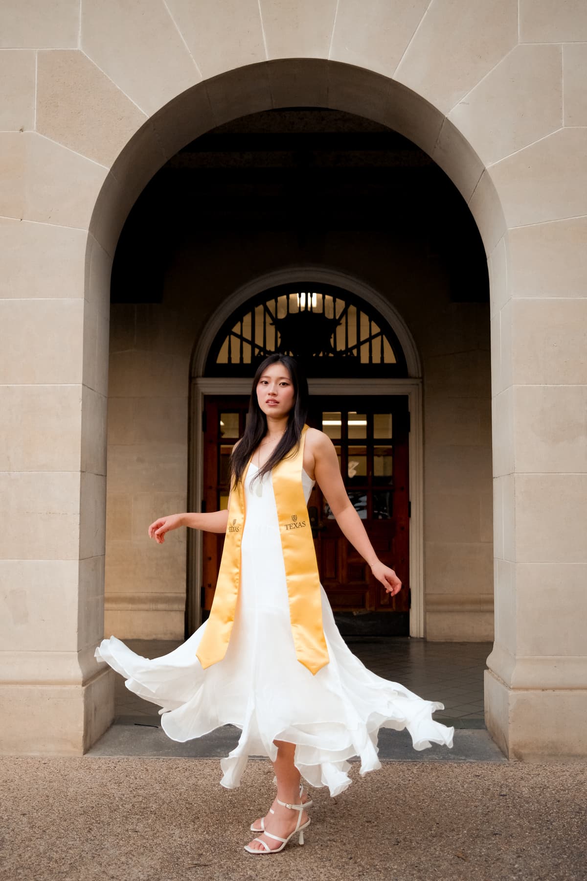 Photo of a girl on stairs