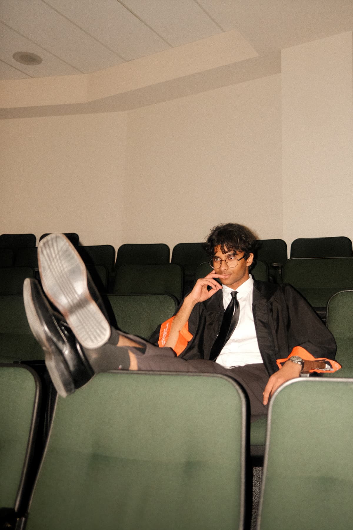 Photo of a girl on stairs